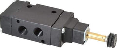 Parker - 1/4" NPT Port, Single Solenoid, 3 Way, Valveless Coil, Aluminum Solenoid Valve - Normally Closed, 145 Max PSI, Buna-N Seal - Benchmark Tooling