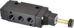 Parker - 1/4" NPT Port, Single Solenoid, 2 Position Valveless Coil, Aluminum Solenoid Valve - Normally Open Through Ports 1 & 2, 145 Max PSI, Buna-N Seal - Benchmark Tooling