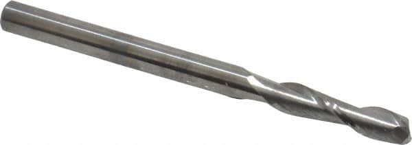 Niagara Cutter - 3/16", 3/4" LOC, 3/16" Shank Diam, 2-1/2" OAL, 2 Flute, Solid Carbide Square End Mill - Single End, Uncoated, Spiral Flute, 30° Helix, Centercutting, Right Hand Cut, Right Hand Flute, Series C230 - Benchmark Tooling