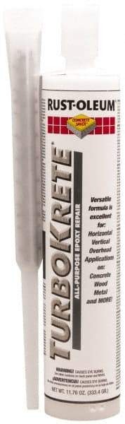 Rust-Oleum - 9 oz Cartridge Adhesive - Gray - Benchmark Tooling