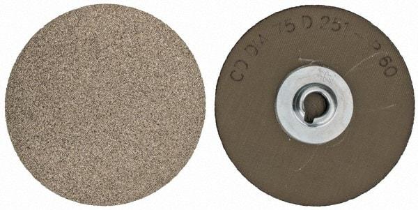 PFERD - 3" Disc Diam, 60 Grit, Diamond Quick Change Disc - Type S Attaching System, Coated, Brown, Coarse Grade, 6,300 RPM, D251 Series - Benchmark Tooling