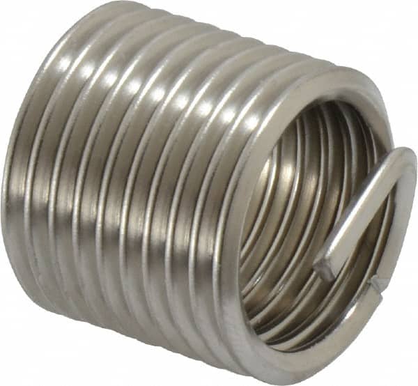 Recoil - M20x2.50 Metric Coarse, 30" OAL, Free Running Helical Insert - 9-7/8 Free Coils, Tanged, Stainless Steel, 1-1/2D Insert Length - Exact Industrial Supply