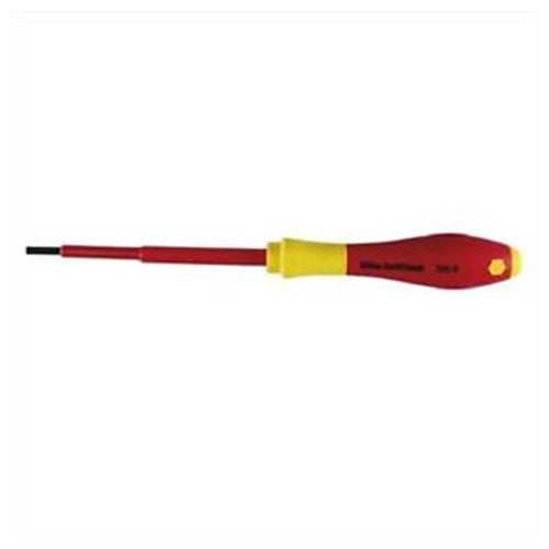 Insulated Cushion Grip Slotted Screwdriver 4.5 × 150 mm (3/16″) In Carded Hanger - Benchmark Tooling