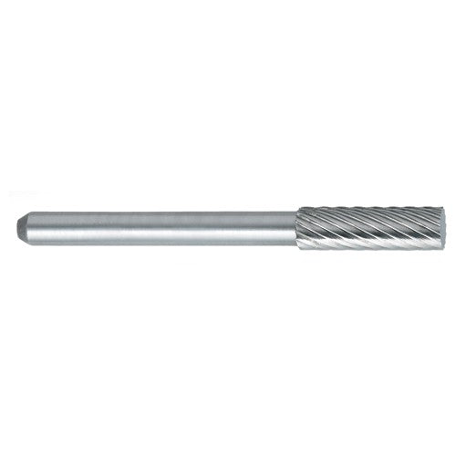 SN-53 -3/16 × 1/4 LOC × 1/8 Shank × 1-1/2 OAL 10 Degree Inverted Angle Carbide Medium Right Hand Spiral Burr - Benchmark Tooling