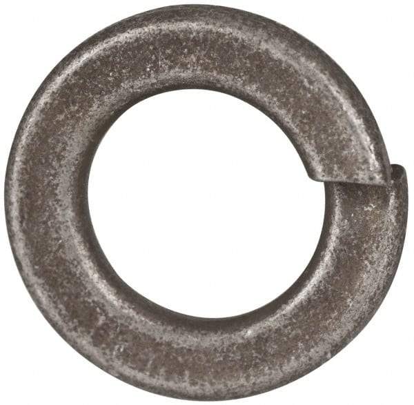 Value Collection - 1/2", 0.502" ID, 1/8" Thick Split Lock Washer - Grade 2 Spring Steel, Zinc Yellow Dichromate Finish, 0.502" Min ID, 0.512" Max ID, 0.869" Max OD - Benchmark Tooling