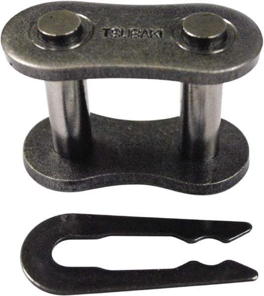 U.S. Tsubaki - 3/4" Pitch, Spring Type Roller Chain Connecting Link - For Use with British Standard Single Strand Chain - Benchmark Tooling