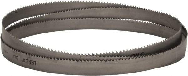 Lenox - 3 to 4 TPI, 13' 6" Long x 1-1/4" Wide x 0.042" Thick, Welded Band Saw Blade - Bi-Metal, Toothed Edge, Raker Tooth Set, Flexible Back, Contour Cutting - Benchmark Tooling