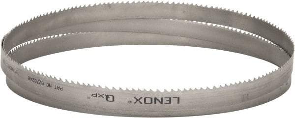 Lenox - 3 to 4 TPI, 11' 6" Long x 1" Wide x 0.035" Thick, Welded Band Saw Blade - Bi-Metal, Toothed Edge, Raker Tooth Set, Flexible Back, Contour Cutting - Benchmark Tooling