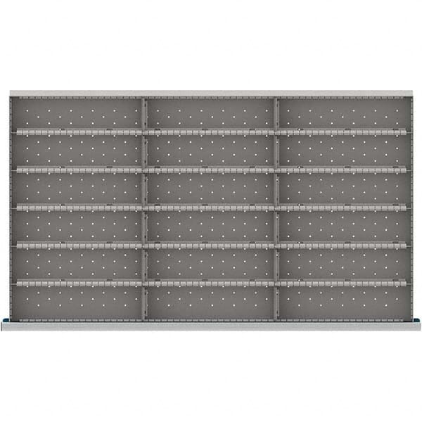 LISTA - 18-Compartment Drawer Divider Layout for 3.15" High Drawers - Benchmark Tooling