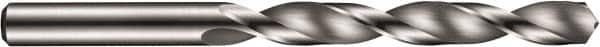 DORMER - 7.5mm 120° Solid Carbide Jobber Drill - Bright Finish, Right Hand Cut, Spiral Flute, Straight Shank, 109mm OAL, Four Facet Point - Benchmark Tooling