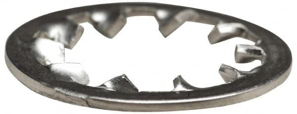 Value Collection - 5/8" Screw, 0.659" ID, Spring Steel Internal Tooth Lock Washer - 1.134" OD, Zinc-Plated, Grade 2 - Benchmark Tooling