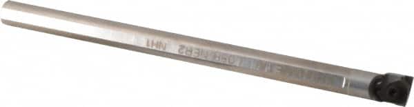Kennametal - 0.73" Min Bore Diam, 8" OAL, 1/2" Shank Diam, L-RNE Indexable Boring Bar - N.2L Insert, Clamp Holding Method - Benchmark Tooling