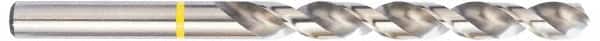 Accupro - 6mm 130° Vanadium High Speed Steel Jobber Drill - Bright Finish, Right Hand Cut, Spiral Flute, Straight Shank, 93mm OAL, Split Point - Benchmark Tooling