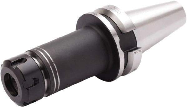 Seco - 0.02" to 0.394" Capacity, 120mm Projection, BT50 Taper Shank, ER16 Collet Chuck - 8.732" OAL - Exact Industrial Supply