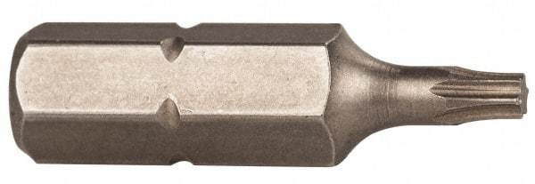 Wiha - 1/4" Drive T8 Torx Screwdriver Bit - 1" OAL, Power Bit - Benchmark Tooling
