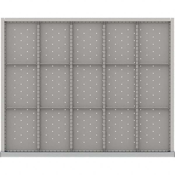 LISTA - 15-Compartment Drawer Divider Layout for 3.15" High Drawers - Benchmark Tooling