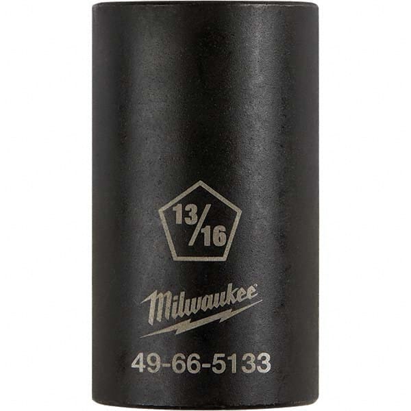 Milwaukee Tool - 1/2" Drive 13/16" Universal Thin Wall Nonsparking Deep Impact Socket - Benchmark Tooling