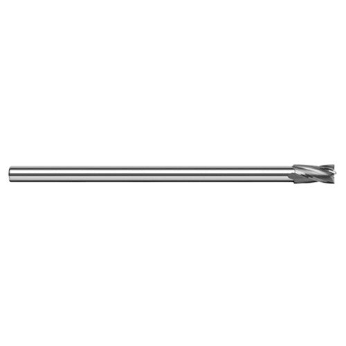 End Mills - Reduced Shank End Mills - 0.1562″ (5/32″) Cutter Diameter × 0.2350″ Length of Cut Carbide Reduce Shank Square End Mill, 2 Flutes - Exact Industrial Supply