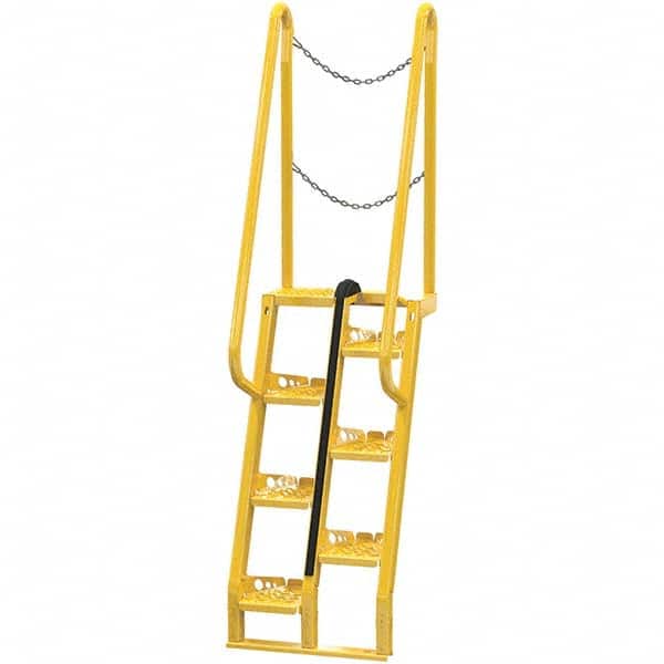 Vestil - 90" High 350 Lb Capacity 7 Step Alternating Tread Stair - Benchmark Tooling