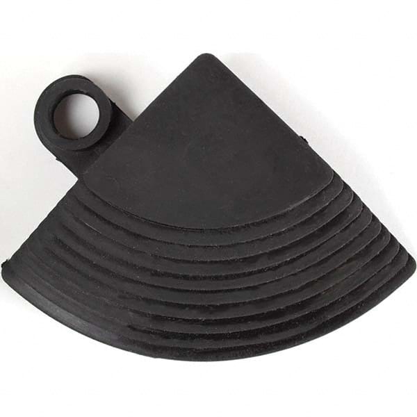 Wearwell - 1 4-Piece 4" Long x 3" Wide x 5/8" Thick, Modular Matting System - Benchmark Tooling