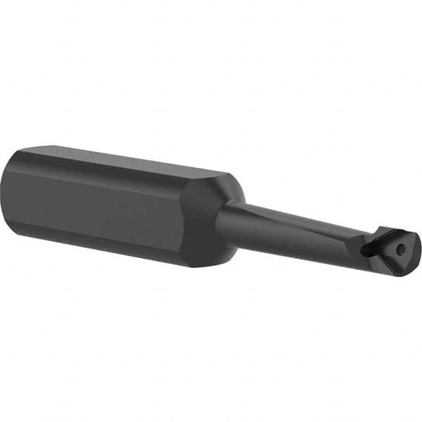 Criterion - 1/4" Min Bore Diam, 1-1/16" Max Bore Depth, 1/2" Shank Diam, Boring Bar - Benchmark Tooling