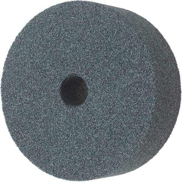 Norton - 3" Diam x 1/2" Hole x 1" Thick, H Hardness, 80 Grit Surface Grinding Wheel - Silicon Carbide, Type 1, Medium Grade, 10,825 Max RPM, Vitrified Bond, No Recess - Benchmark Tooling
