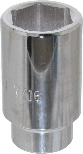 Proto - 1-7/16", 1/2" Drive, Deep Hand Socket - 6 Points, 3-1/2" OAL - Benchmark Tooling