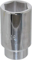 Proto - 1-7/16", 1/2" Drive, Deep Hand Socket - 6 Points, 3-1/2" OAL - Benchmark Tooling