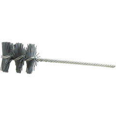 Brush Research Mfg. - 2-1/4" Bore Diam, 120 Grit, Silicon Carbide Flexible Hone - Medium, 2" OAL - Benchmark Tooling