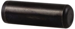 Holo-Krome - 1/8" Diam x 1/2" Pin Length 4000 Alloy Steel Oversized Dowel Pin - Black Luster Finish, C 47-58 & C 60 (Surface) Hardness, 1 Beveled & 1 Rounded End - Benchmark Tooling