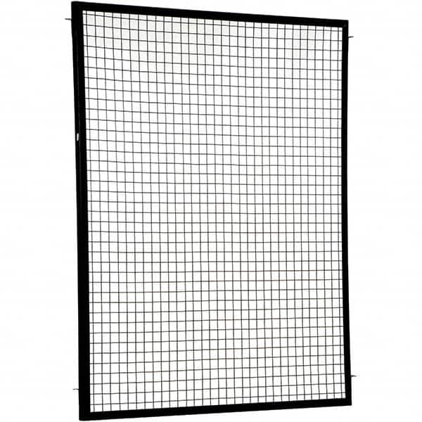Vestil - 5' Long x 6' High, Black Hinged Door - Benchmark Tooling
