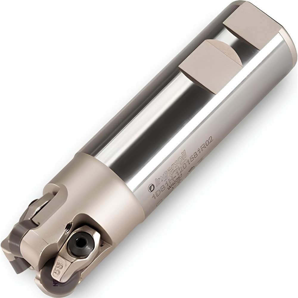 Indexable Copy End Mills; Maximum Depth Of Cut: 0.2500 in; Shank Type: Weldon; Toolholder Style: 1DB1H; Shank Diameter (Inch): 1.2500; Shank Diameter (mm): 1.2500; Maximum Ramping Angle: 0.2 ™; Compatible Insert Style: RPGN; Compatible Insert Size Code: