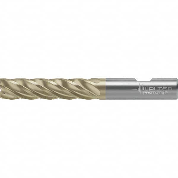 Corner Radius End Mill: 0.2362″ Dia, 0.012″ Radius, 5 Flutes, Solid Carbide 35 ° Helix, Corner Radius End, Series MD133