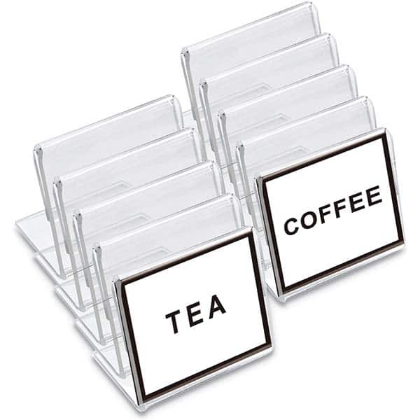 UNIVERSAL - Sign Holders & Frames Type: Mini Table Top Sign Sign Height Compatibility (Inch): 2 - Benchmark Tooling