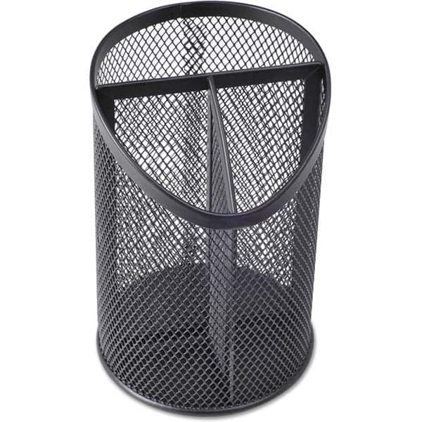 UNIVERSAL - Desktop File Organizers Type: Pencil Cup Color: Black - Benchmark Tooling