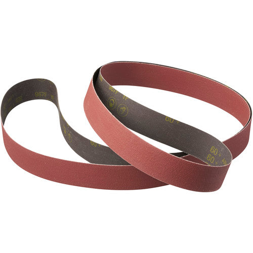 3M Cubitron II Cloth Belt 967F 24+ ZF-weight 2″ × 132″ - Exact Industrial Supply