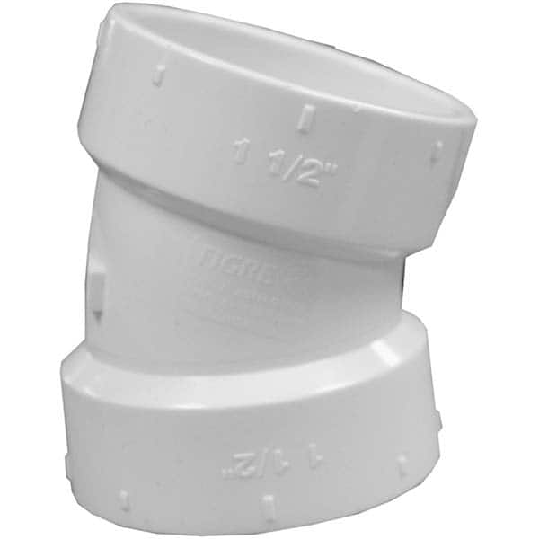 Jones Stephens - Plastic Pipe Fittings Type: Elbow Fitting Size: 6 (Inch) - Benchmark Tooling