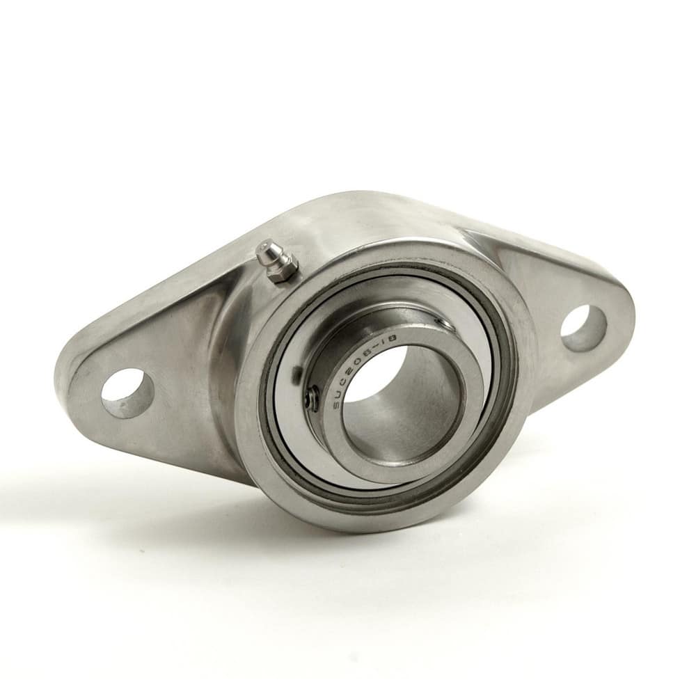 Mounted Bearings & Pillow Blocks; Bearing Insert Type: Wide Inner Ring; Bolt Hole (Center-to-center): 130 mm; Housing Material: Stainless Steel; Lock Type: Set Screw; Static Load Capacity: 2800.00; Number Of Bolts: 2; Maximum RPM: 4300.000; Series: UCFLSS