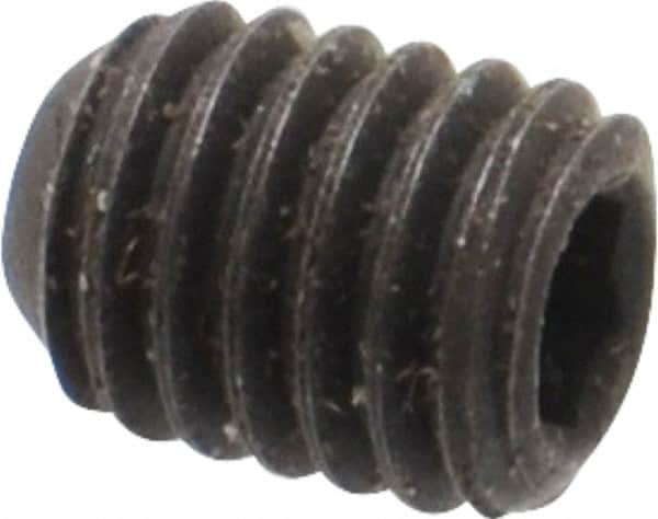 Value Collection - #10-32 UNF, 1/4" OAL, Flat Point Set Screw - Grade 8 Alloy Steel, 3/32" Key - Benchmark Tooling