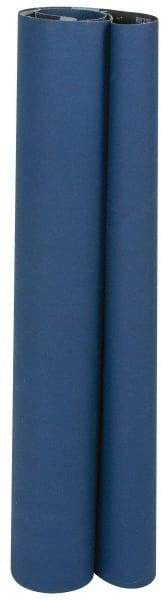 Norton - 37" Wide x 75" OAL, 120 Grit, Zirconia Alumina Abrasive Belt - Zirconia Alumina, Fine, Coated, X Weighted Cloth Backing, Wet/Dry, Series R823 - Benchmark Tooling