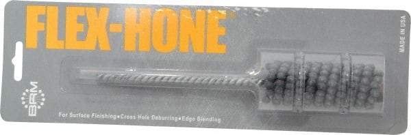 Brush Research Mfg. - 1-1/8" Bore Diam, 180 Grit, Silicon Carbide Flexible Hone - Extra Fine, 8" OAL - Benchmark Tooling