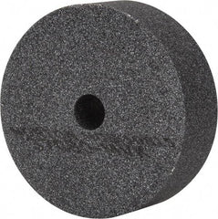 Norton - 80 Grit Silicon Carbide Type 1 Internal Grinding Wheel - 3" Diam x 1/2" Hole x 1" Thick, 10,825 Max RPM, Type 1 Medium Grade, M Hardness, Vitrified Bond, No Recess - Benchmark Tooling