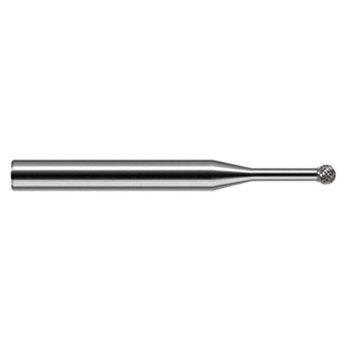 Undercutting End Mills - 0.0780″ (5/64″) Cutter Diameter × 0.1250″ (1/8″) Neck Length × 270° Carbide Deburring Undercut End Mill, 15 RH Teeth, 12 LH Teeth - Exact Industrial Supply