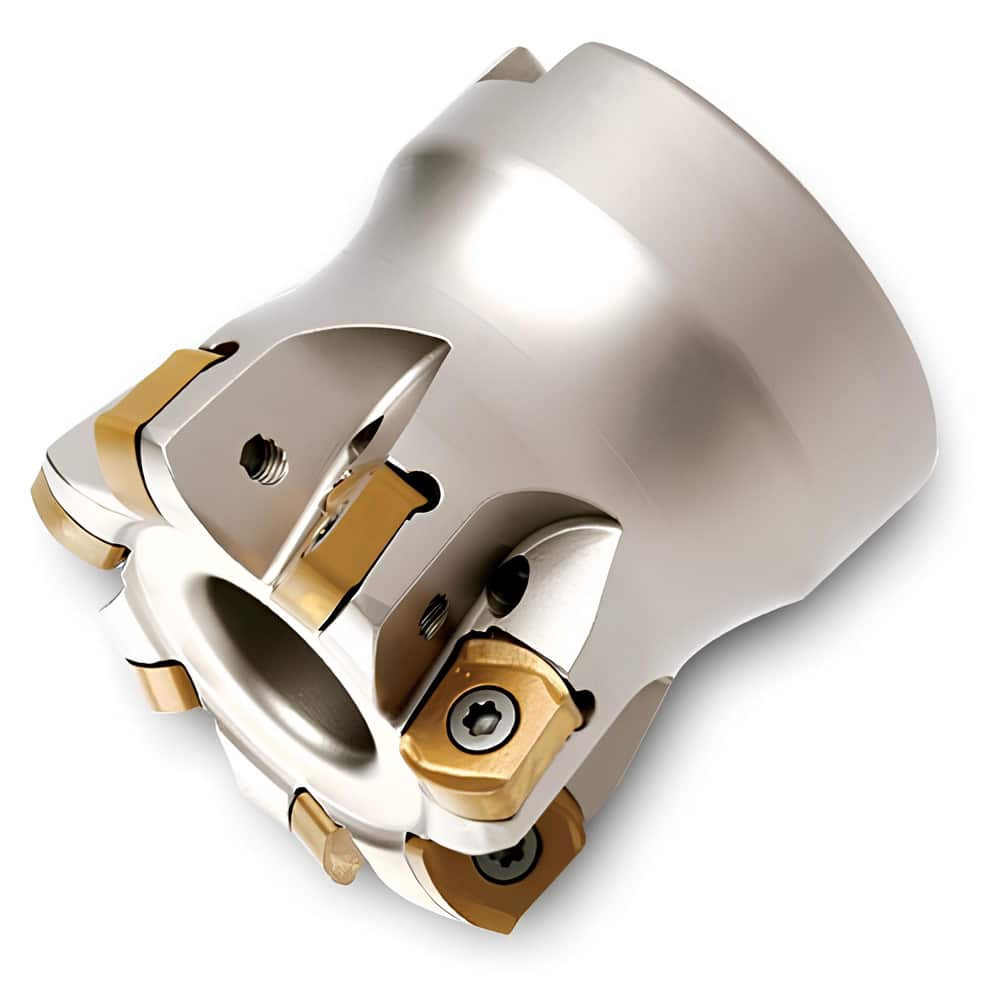 Indexable High-Feed Face Mills; Minimum Cutting Diameter: 52.00 mm; Maximum Cutting Diameter: 52.00 mm; Maximum Depth Of Cut: 1.52 mm; Arbor Hole Diameter (mm): 22.00; Compatible Insert Size Code: 0904; Maximum Ramping Angle: 1 ™; Series: TG2G; Cutter St