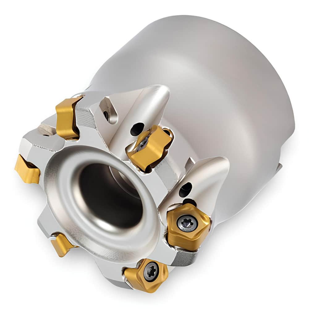 Indexable High-Feed Face Mills; Minimum Cutting Diameter: 1.1770 in; Maximum Cutting Diameter: 1.5000 in; Maximum Depth Of Cut: 0.0590 in; Arbor Hole Diameter (mm): 0.50; Compatible Insert Size Code: 0503; Maximum Ramping Angle: 0.8 ™; Series: DP6C; Cutt