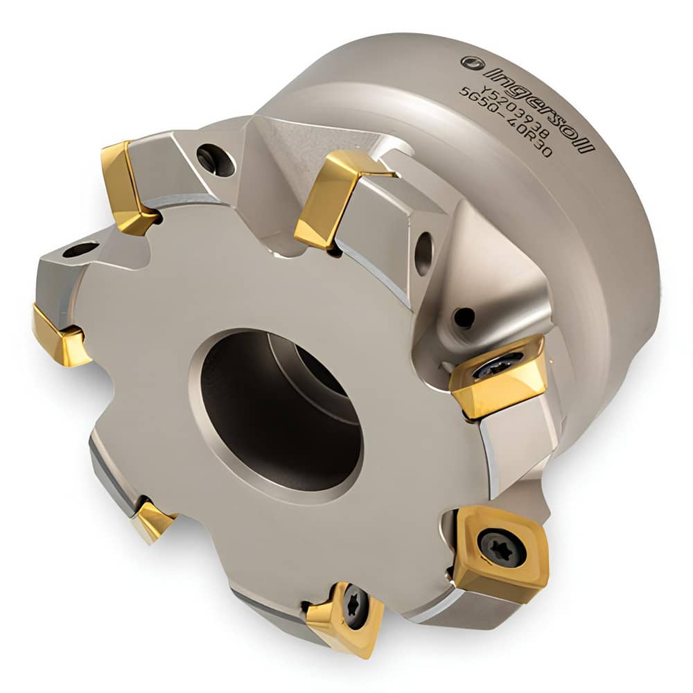 Indexable High-Feed Face Mills; Minimum Cutting Diameter: 5.0920 in; Maximum Cutting Diameter: 6.0000 in; Maximum Depth Of Cut: 0.2500 in; Arbor Hole Diameter (mm): 1.50; Compatible Insert Size Code: 1605; Maximum Ramping Angle: 0.7 ™; Series: 5G6Q; Cutt