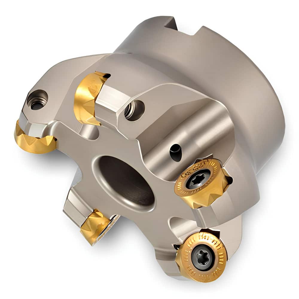 Indexable Copy Face Mills; Maximum Depth Of Cut: 0.2500 in; Compatible Insert Size Code: RJL.1304; Arbor Hole Diameter (mm): 1.00; Maximum Ramping Angle: 4 ™; Overall Height (mm): 1.7500 in; Series: 1A7H; Number of Cutter Inserts: 6; Cutter Style: 1A7H;