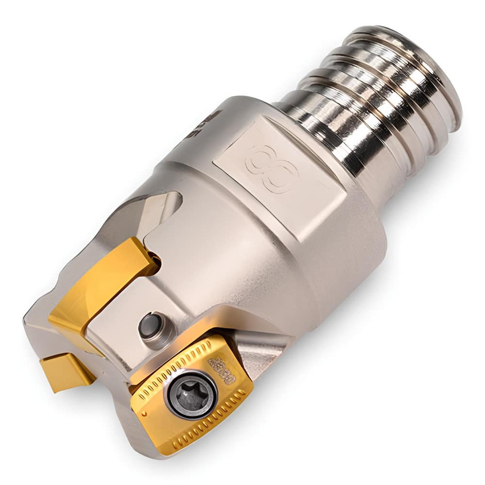 Indexable Copy End Mills; Maximum Depth Of Cut: 0.3790 in; Shank Type: Modular; Toolholder Style: 12L8J; Shank Diameter (Inch): 0.6050; Shank Diameter (mm): 0.6050; Maximum Ramping Angle: 0 ™; Compatible Insert Style: CDHT; Compatible Insert Size Code: 0
