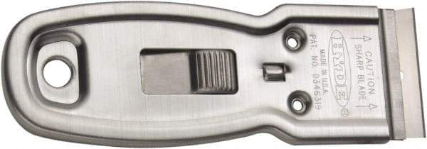 Hyde Tools - Stiff Steel Straight Scraper - 1.12" Blade Width - Benchmark Tooling