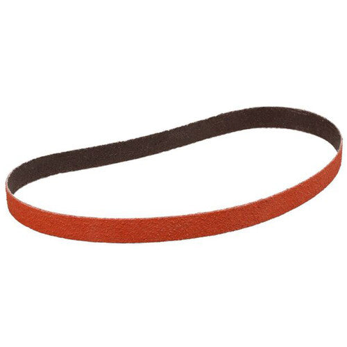 3M Cubitron II Cloth Belt 984F 50+ YF-weight 1/2″ × 132″ Film-lok Single-flex - Exact Industrial Supply